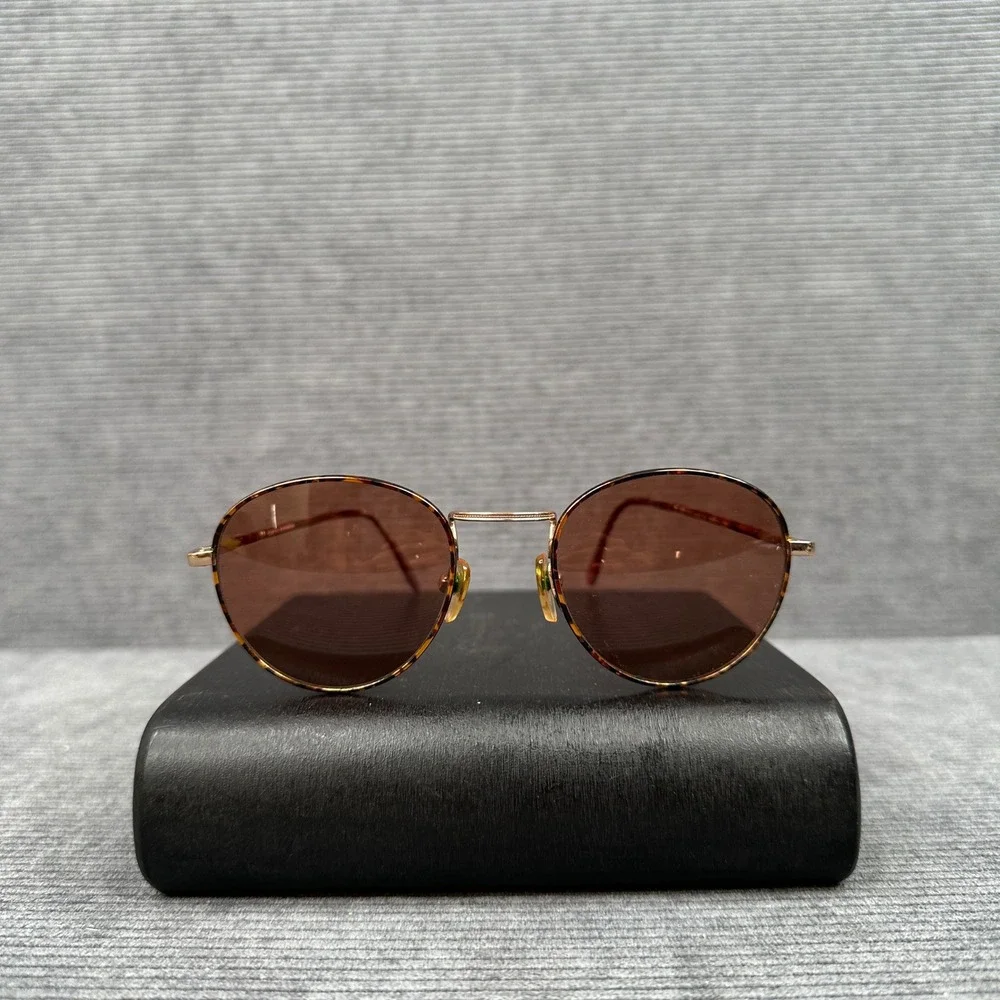 Guess GU 800 Dekland DA Round Tortoise Gold Y2K Sunglasses Vintage Style‎ Korea